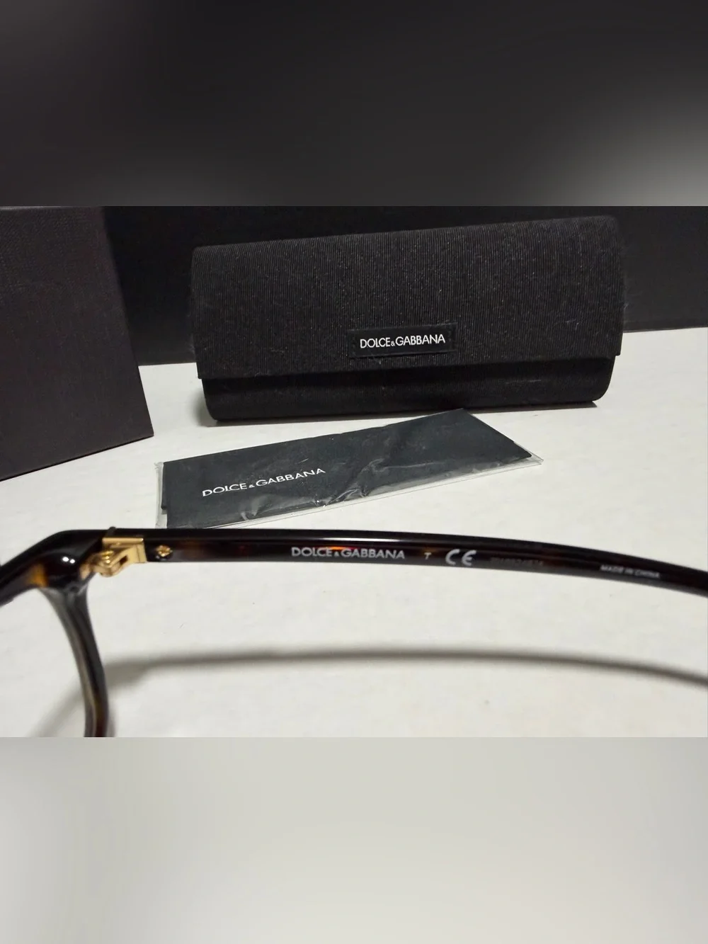 Dolce & Gabbana Tortoiseshell Optical Frames - Dark Brown/Amber